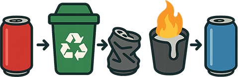 RECYCLING ALUMINUM in Winter Garden