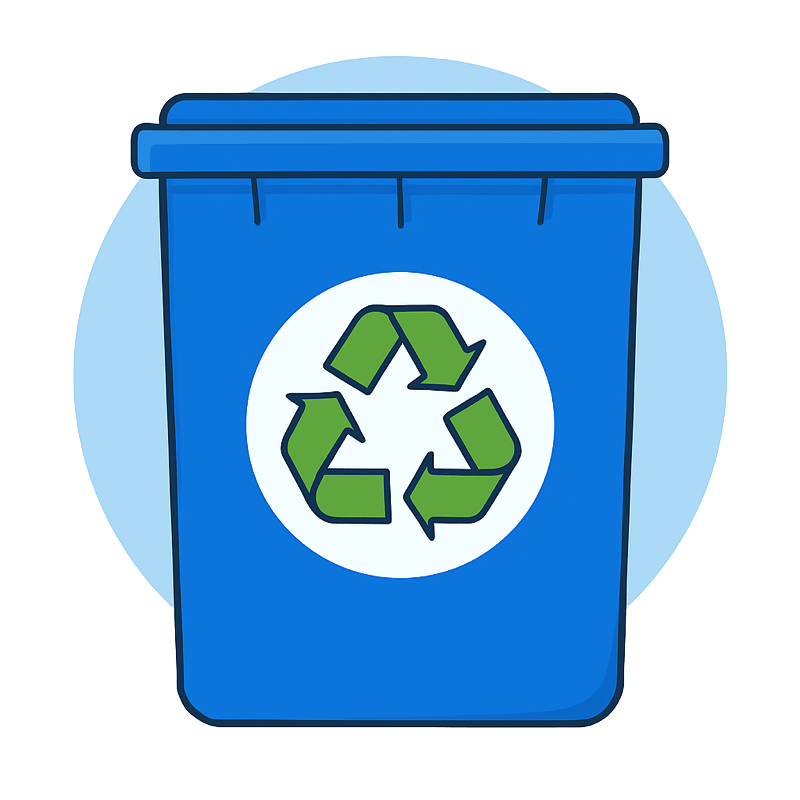 Plant Street Recycling Bin