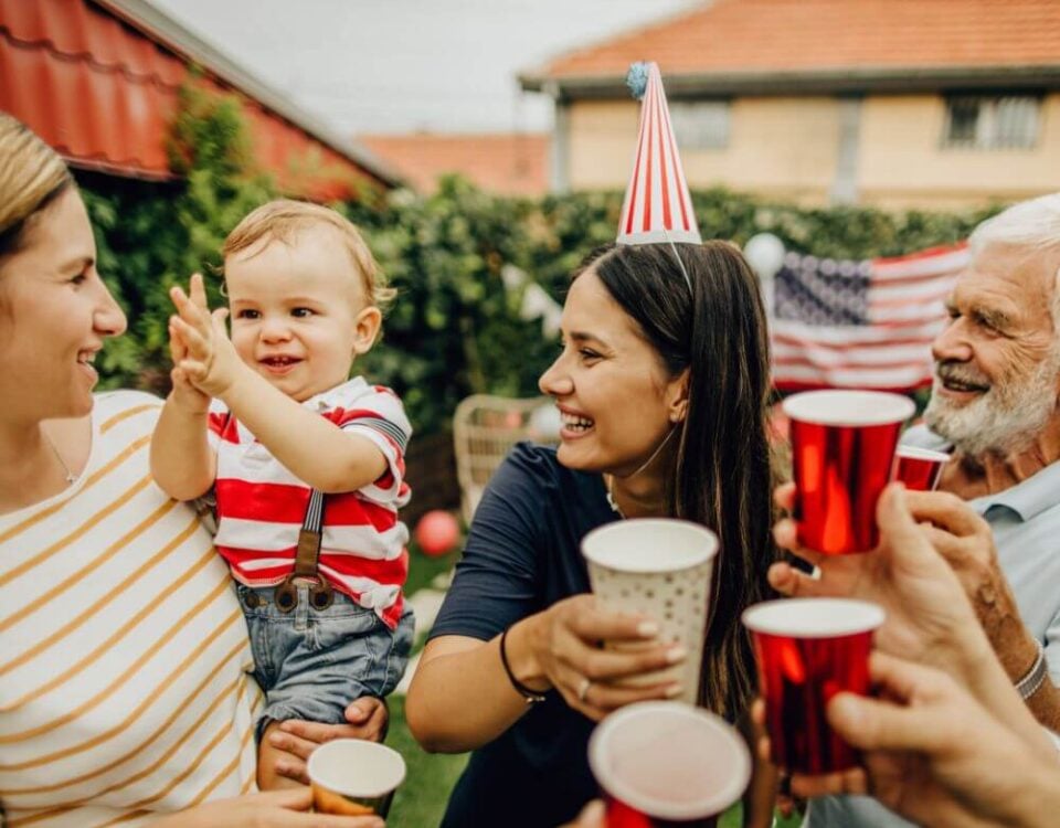 what can you recycle after Fourth of July
