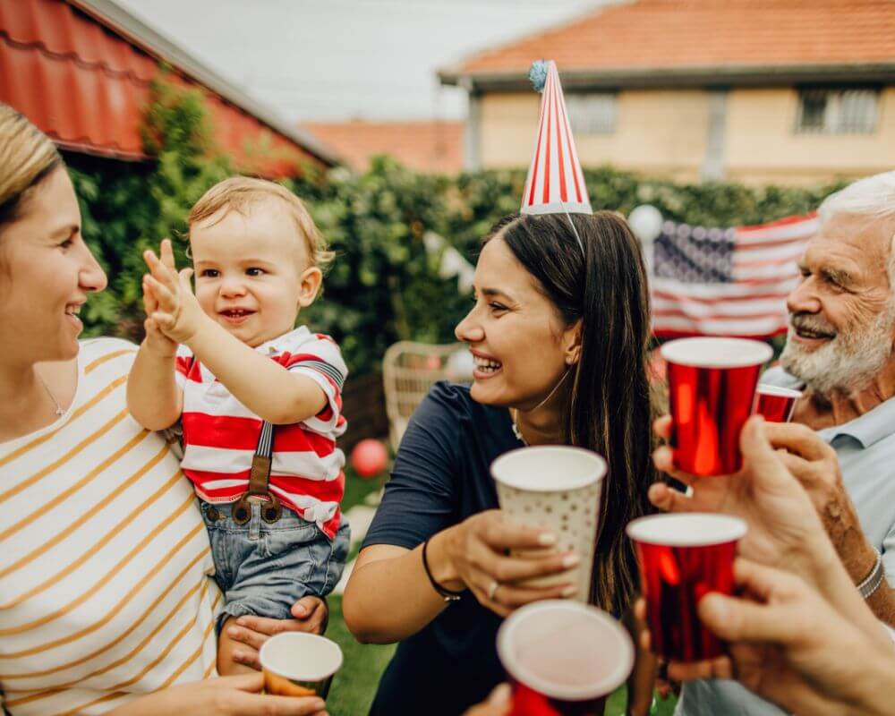 what can you recycle after Fourth of July